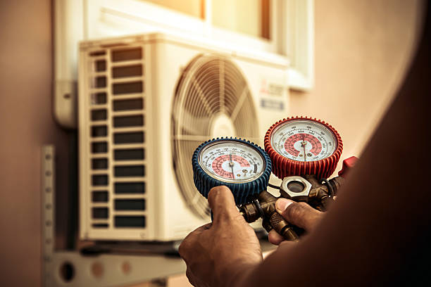 Professional Hvac technician working in Halifax, PA